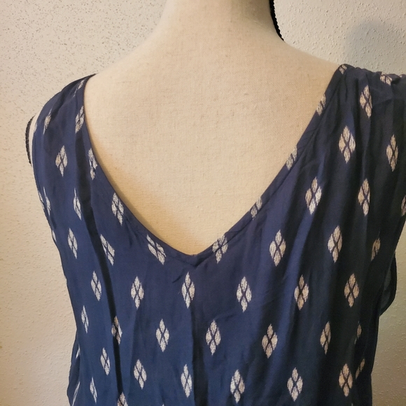 Lucky Brand Tribal Print Sleeveless Dress - Picture 8 of 10